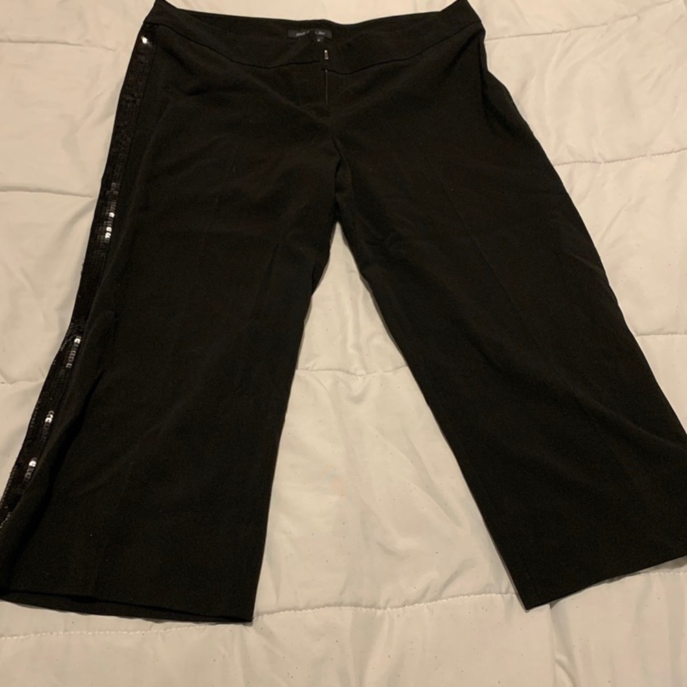 Rampage Straight Leg Pant with Sequin Accent